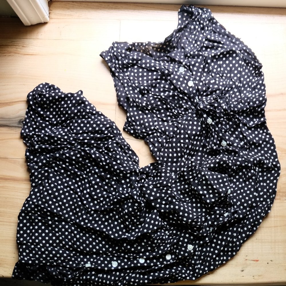 Vintage Limited Black Polka Dot Dress